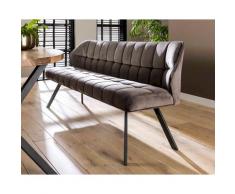 designline »Raster« Esszimmer Couch Samt champagner