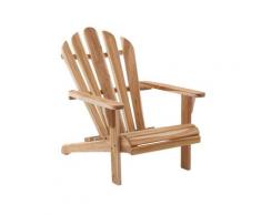 Möbilia »Clam« Gartensessel Teakholz / 57 x 104 x 73 cm