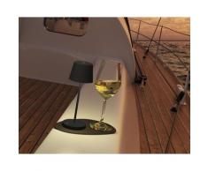 Sompex »Monaco« magnetische Akku-Tischleuchte schwarz