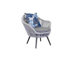 La Casa »Bari« Outdoor Drehsessel lichtgrau 81,5x83,5x77,5 cm