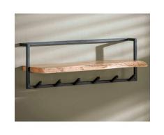 designline »Edge« Massivholz Garderobe 100x32x25 cm