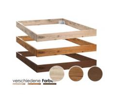 Hasena Oak-Line Wild Bettrahmen Cadro 18 Wildeiche 160x190 cm / coffee