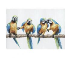 La Casa »Papagaien auf Ast I« Ölbild handbemalt