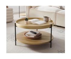 SalesFever »Arlo« Couchtisch eiche natur