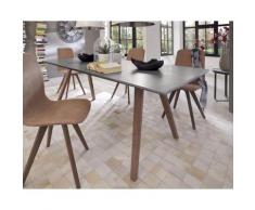 Massivholz »Stockholm« Beton Esstisch Wildeiche natur 220x95 cm