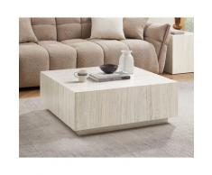 SalesFever »Jaxon« Couchtisch Travertinoptik 90x35x90 cm