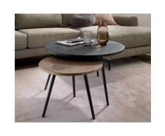 die Faktorei »Eloise« Couchtisch 2er Set Metall