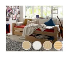 INFANSKIDS »Toby« Kinderzimmer Kinderbett 90x200 cm / Kiefer weiss