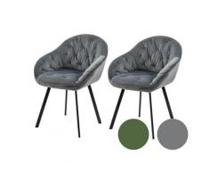 SalesFever »Kapstadt« Armlehnenstuhl 2er Set grün