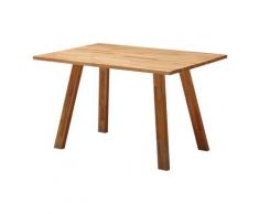 Schösswender »Lorenzo« Wildeiche Esstisch mit Einlegeplatte / 125/170x85 cm