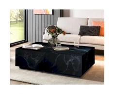 SalesFever »Jacey« Couchtisch Marmoroptik schwarz