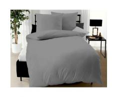 Kaeppel Mako-Satin Bettwäsche »Mapping« 3000/649 schiefer – erhältlich in 4 Größen