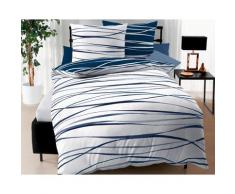 Kaeppel Mako-Satin Bettwäsche »Motion« 584/611 marine – erhältlich in 3 Größen