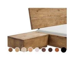 Hasena Moderno Nachttisch Caja Buche weiss deckend