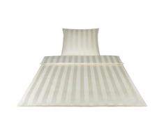 Elegante Mako-Satin Bettwäsche »Noblesse« Creme 2245-07 Bettwäsche / 155x220 cm / 80x80 cm