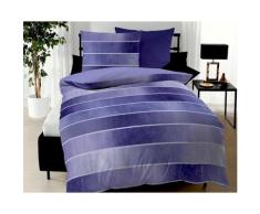 Kaeppel Mako-Satin Bettwäsche »Mapping« 255/65 violett – erhältlich in 4 Größen