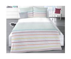 schlafgut »Pirono« Mako-Satin Bettwäsche 6529-873 silberkristall 155x220 cm / 80x80 cm