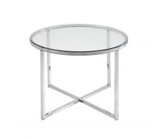 Actona »Cross« Ecktisch rund 55x45x55 cm