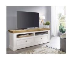 3S Frankenmöbel »Country« Massivholz Lowboard ll weiss WZ-0133 / B 161 x H 64 x T 43 cm