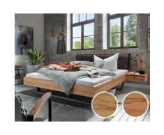 Forestales »Riverside« Massivholzbett II 140x200 cm / Wildeiche