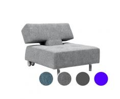 Innovation »Long Horn Deluxe« Sessel 565 Twist Granite