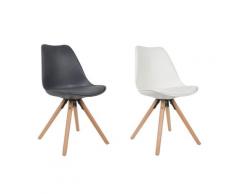 designline Designer-Stuhl Tryck Weiss