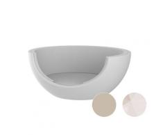 Vondom »ULM« Outdoor Mond Daybed Lackiert Hochglanz / White mit Bezug Silvertex White 4004