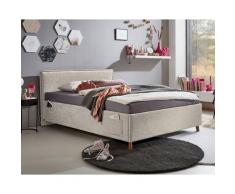 meise.möbel »Fun I« Jugendbett 90x200 cm / grau / ohne Rückenteil / mit Bettkasten / ohne Matratze