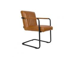 Dutchbone »Stitched« Armlehnstuhl Samt rosa