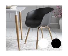 SalesFever »Nordin« Stuhl 2er-Set schwarz