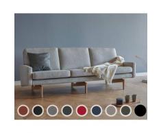 Kragelund »Egsmark« Couch K200 / 2-Sitzer / 151 x 76 x 76 cm / Echtleder 806 Grau