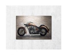 La Casa »Motorrad ll« Ölbild handgemalt 120x80 cm auf Leinwand