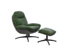 La Casa »Rockdale« Drehsessel und Hocker 2er-Set