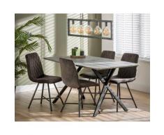 designline »Merk« Esstisch Beton – erhältlich in 2 Größen