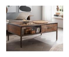Massivholz »Priya 2« Unikat Couchtisch multifarbig