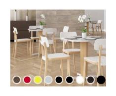 infiniti »PORTA VENEZIA« Designer-Stuhl FGLP74L Grau lackiert / S020 Weiss