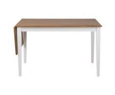 Actona »Brisbane« Esstisch 120/160x74x75 cm / weiss