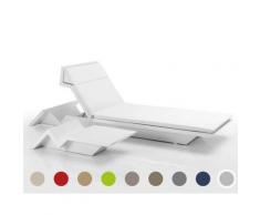 Vondom »REST« Outdoor Sonnenliege Lackiert Hochglanz / ohne Beleuchtung / Ecru mit Nautical Ecru 3111