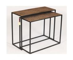 die Faktorei »Side« Beistelltisch 2er Set Metall