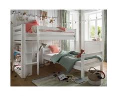 INFANSKIDS »Pinocchio« Kombibett Buche weiß lackiert / Lattenrost