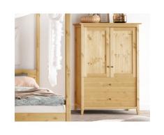 Massivholz »Solvita« Highboard II laugenfarbig