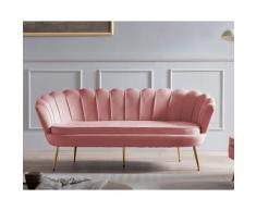 SalesFever »Arielle« Sofa rosa 2-Sitzer