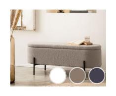 SalesFever »Oscar« Bettbank Bouclé Taupe