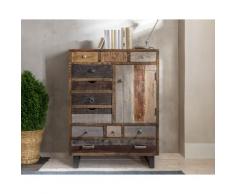 Massivholz »Priya« Unikat Kommode - 11 Schubladen