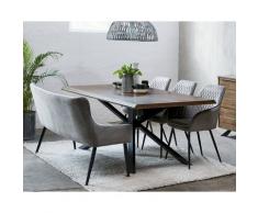 designline »Arno« Esstisch Eiche smoked 200x100 cm