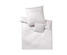 Elegante Mako-Satin Bettwäsche »Schöneberger Edition« Bandeau 2136 Bettwäsche 135x200 cm / 80x80 cm silber