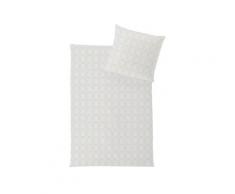 Hefel Luxus »Karo« Tencel Bettwäsche groß elfenbein 7000/010 Bettwäsche / 200x220 cm / 2x 80x80 cm