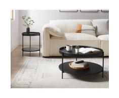 SalesFever »Vionelle« Couchtisch 2er Set schwarz