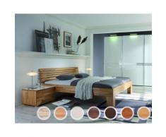 Hasena Wood-Line Massivholzbett Premium Massa/Litto 140x200 cm Buche natur 20 cm