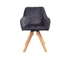 SalesFever »Mercur« Armlehnstuhl schwarz 59x85x61 cm